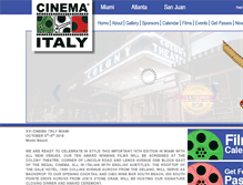 Tablet Screenshot of cinemaitaly.com